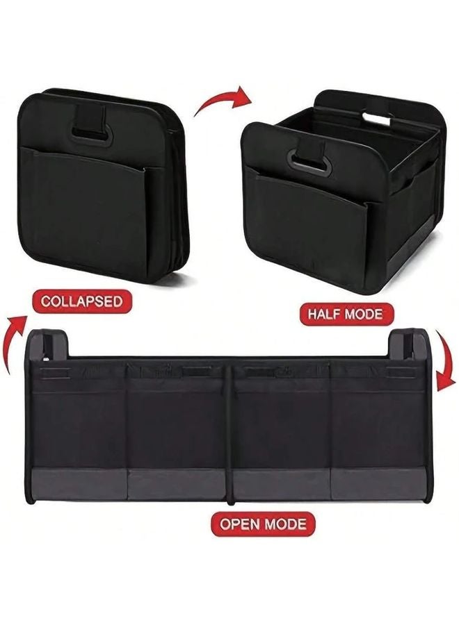 Black Large Capacity Multifunctional Storage Box For Tools Sports Gear Travel - Image 5